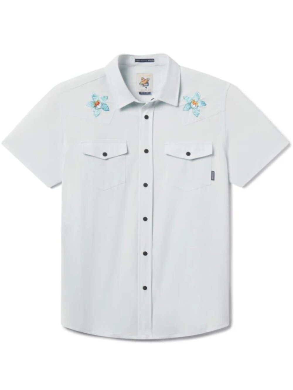 NWT Baja Llama FLORAL PROJECT - DISSIDENT WESTERN FRONT SNAP BUTTON UP